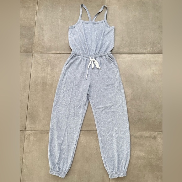 Gilli Heather Blue Jersey Jumpsuit - Picture 1 of 5